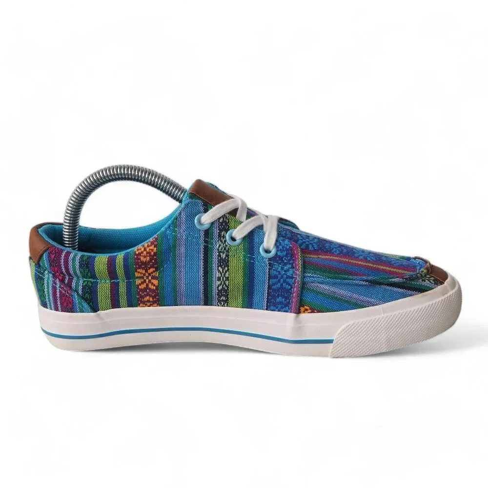 Roper Angel Fire Aztec Southwestern Casual Sneakers Multicolor Women's‎ 8.5